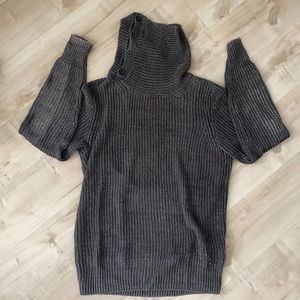 All Saints Men’s Cowl/ Turtle neck sweater
